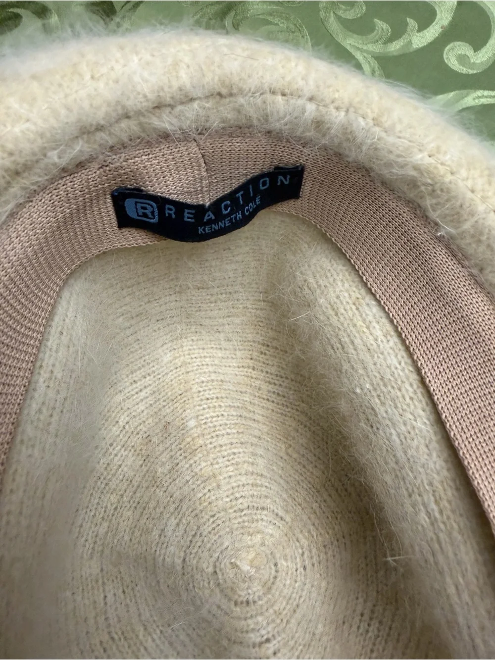 Reaction Kenneth Cole Cream Fuzzy Bucket Hat